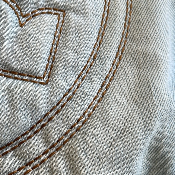 Tory Burch Large Denim and Brown Satchel Removable Crossbody Strap - Picture 12 of 16